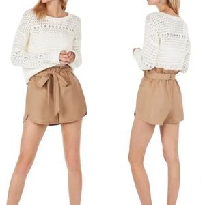 Express Paperbag Waist Shorts